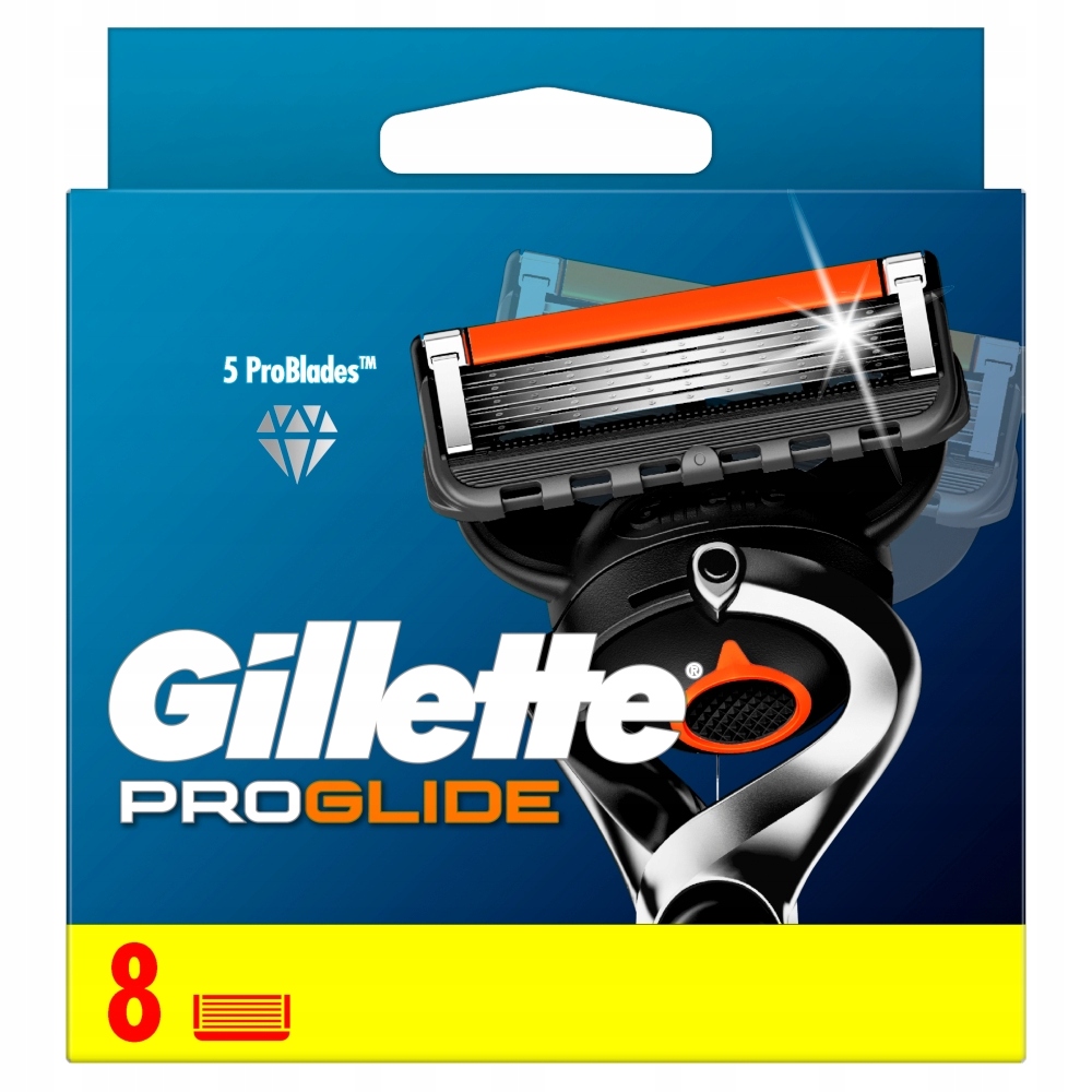 Gillette ProGlide Ostrza wymienne do maszynki do golenia dla mężczyzn 8 szt