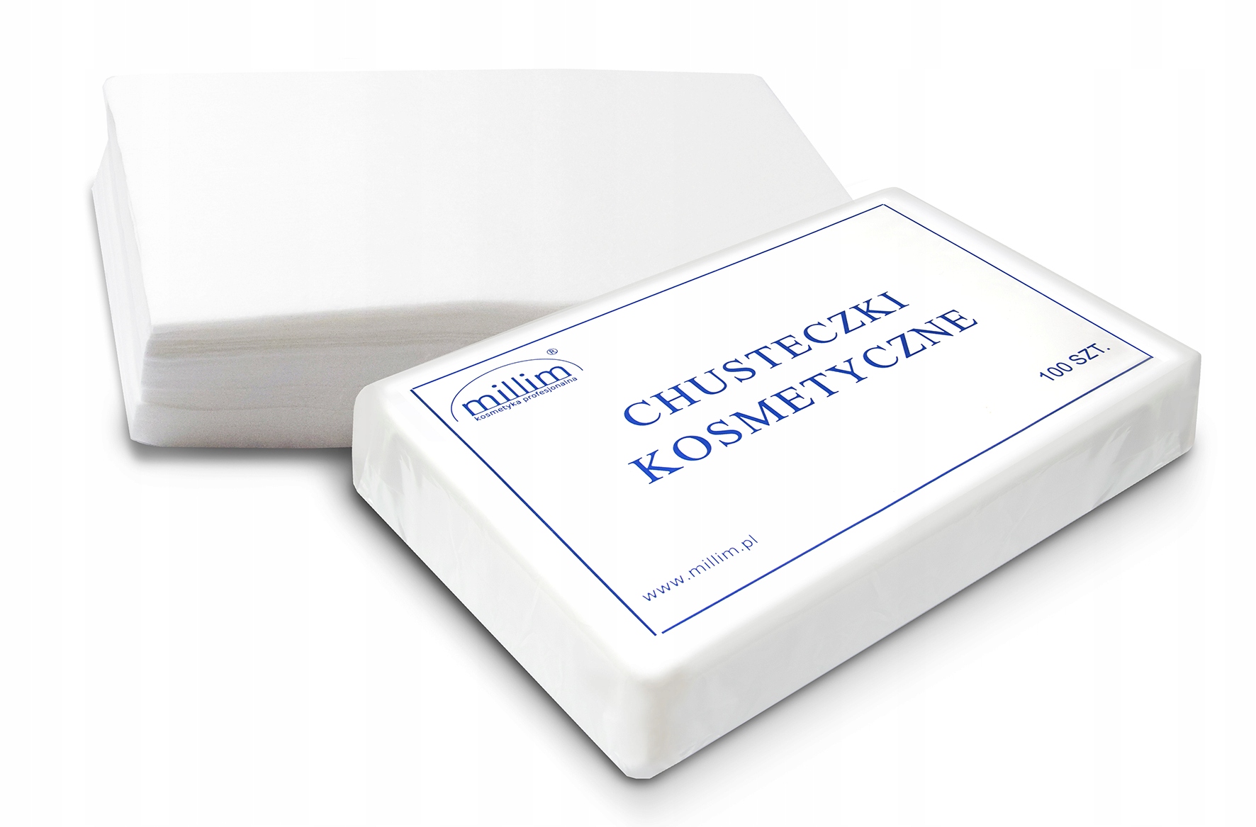 Chusteczki Kosmetyczne Miękkie 100szt 20x13