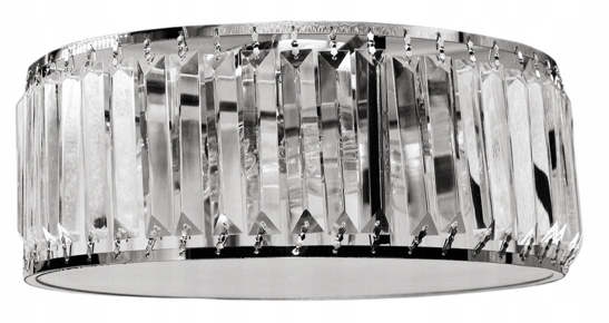 LAMPA WISZĄCA SUFITOWA PLAFON LED NOWOCZESNA CHROM