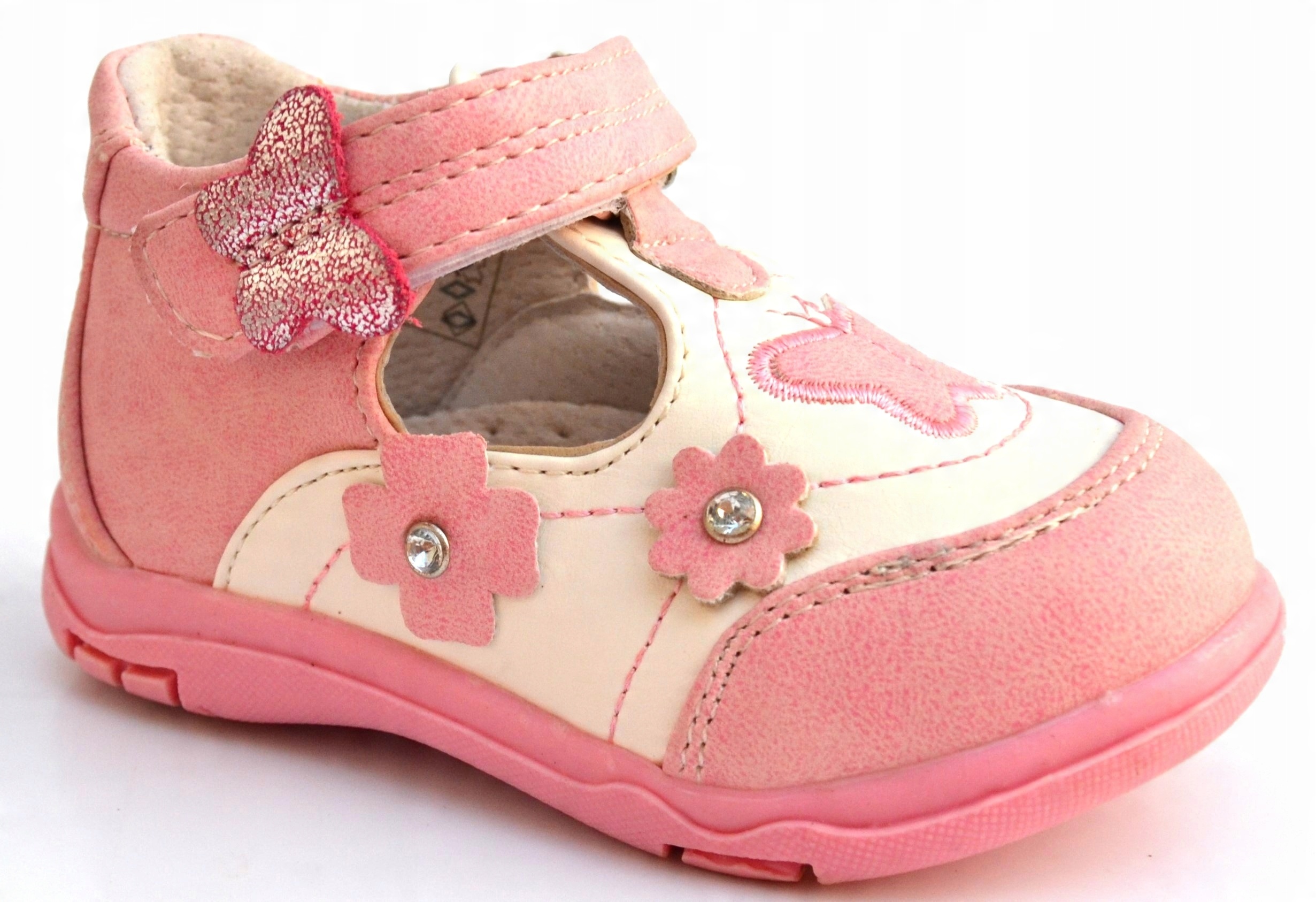

Buty sport trzewiki półbuty skóra rzepy R-22-14cm