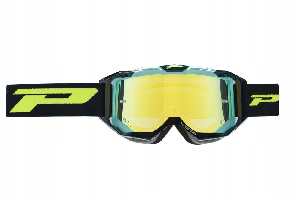 Okuliare Cross Okuliare Pro Grip 3300 Čierna/zelená Zrkadlová Žltá