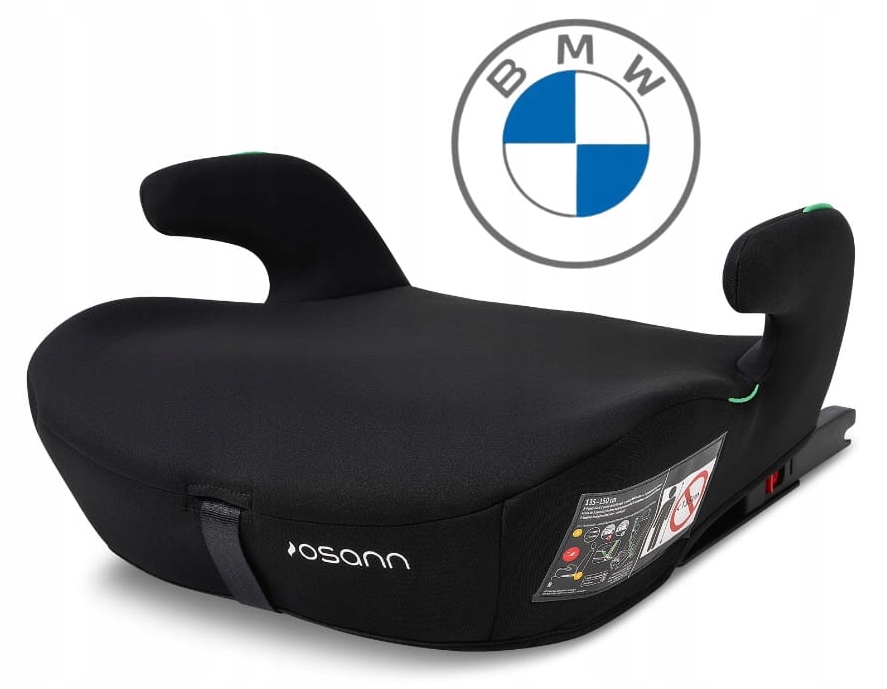 Osann Boost ISOFIX i-Size Black Podstawka/ Siedzisko Testowane w BMW Rozmiar 15-36 kg