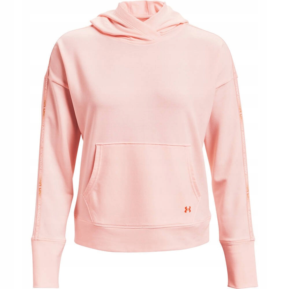 mikina s kapucí Sportovní Under Armour Rival Terry Růžová vel. M