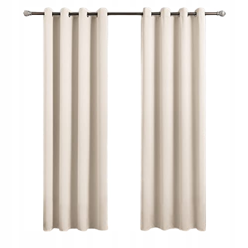 ZASŁONY ZACIEMNIAJĄCE MRTREES BEŻOWE 140X260 2 SZT