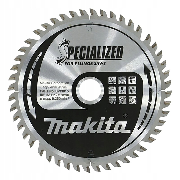 Makita B-33015 Řezací Kotouč Specialized 165x20 48Z