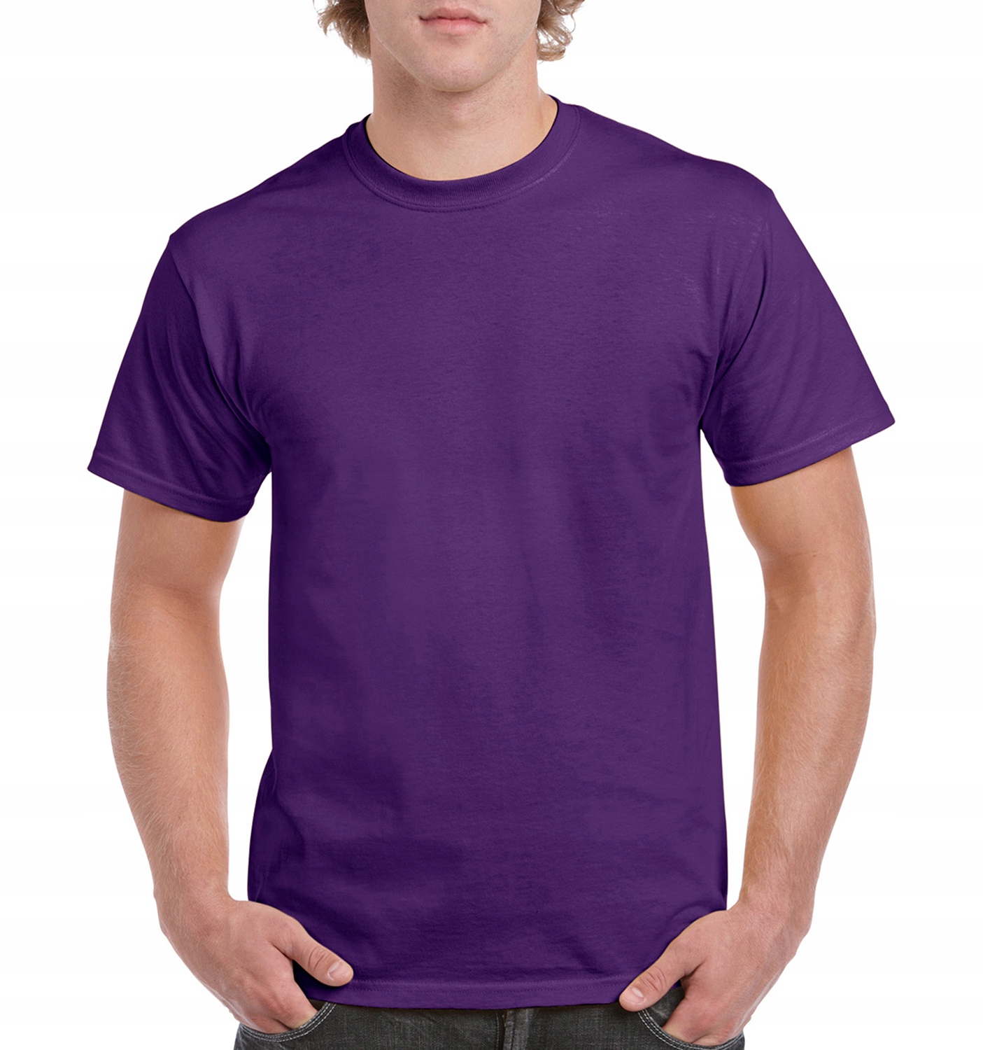 

Gruba Koszulka T-shirt - Gildan - Heavy - purp L