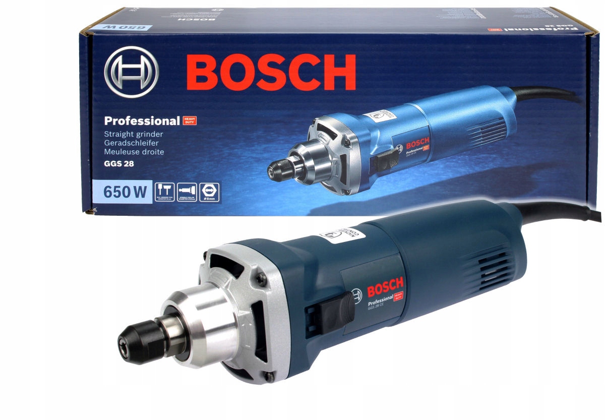 

Szlifierka Prosta 650W Ggs 28 Ce Bosch