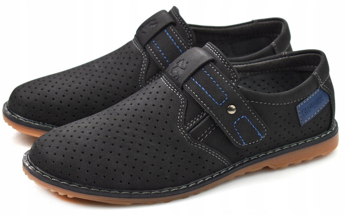 Badoxx Czarne PÓŁBUTY Wizytowe Rzepy 23 cm - 36 Marka Inna marka