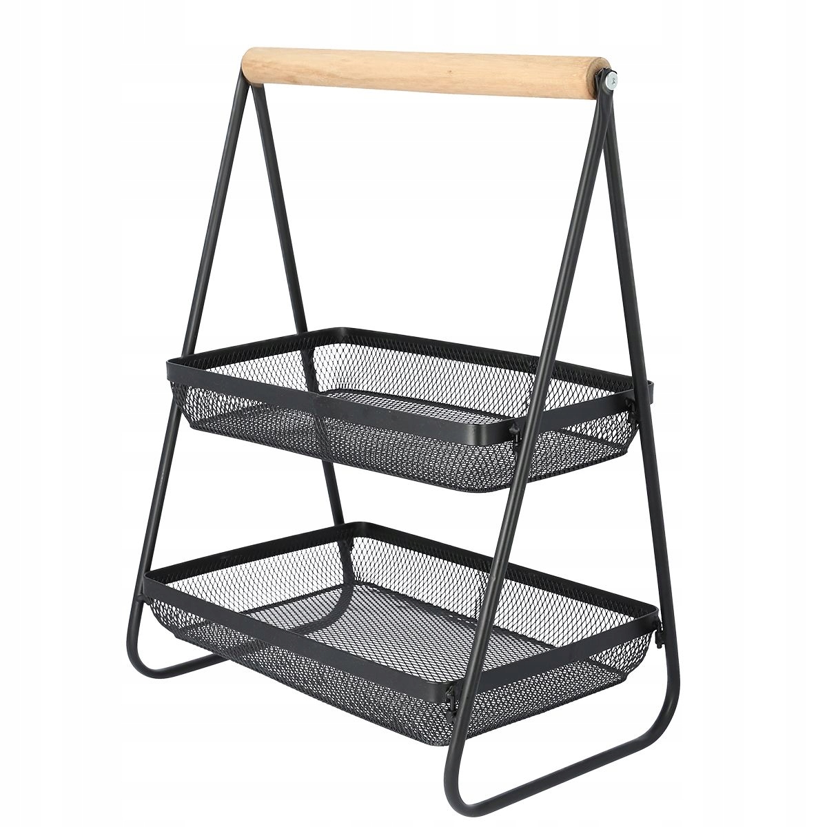 

Kosz dwupozinowy uniwersalny metal czarny Homla