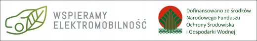 

Naklejka Klej Biała samochód Program Mój Elektryk