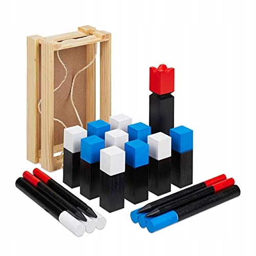 Gra planszowa Relaxdays Viking Game Wooden Throwing Game for Garden 21FIGUR