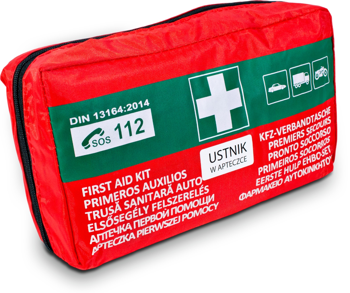 

Apteczka Samochodowa Cała Europa Polska DIN13164