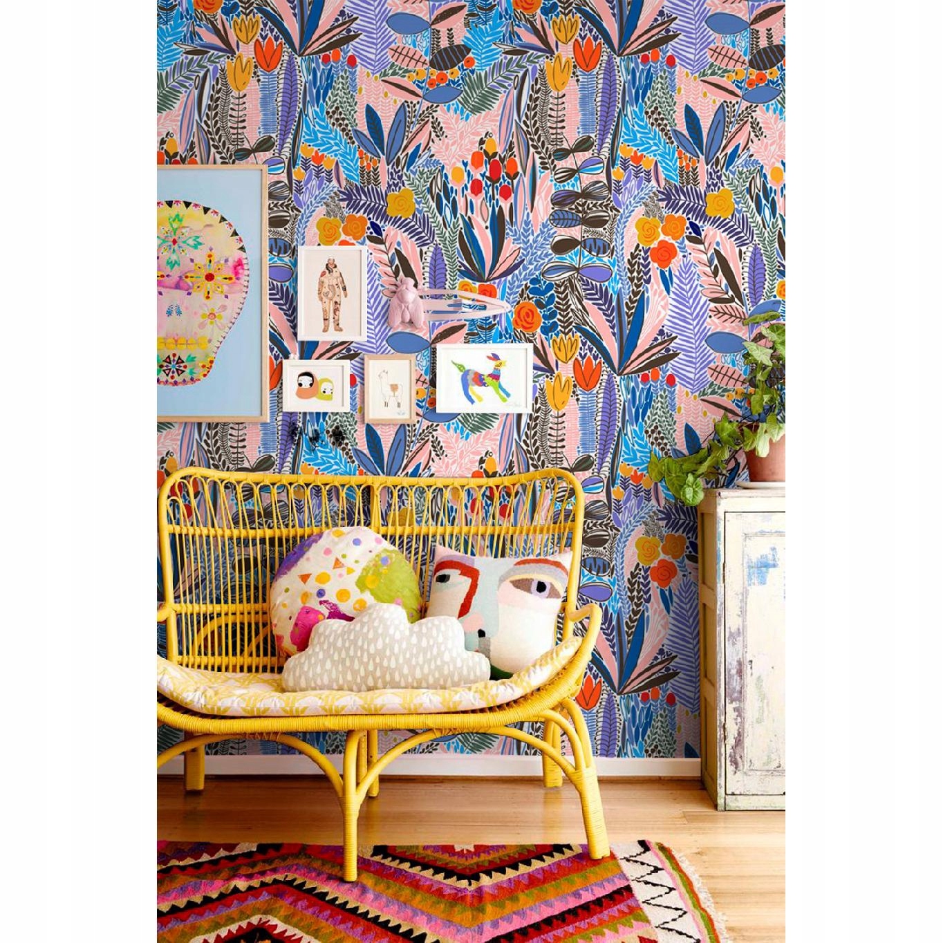 

Fototapeta Śliczne kwiatowe przedszkole 250x250 cm