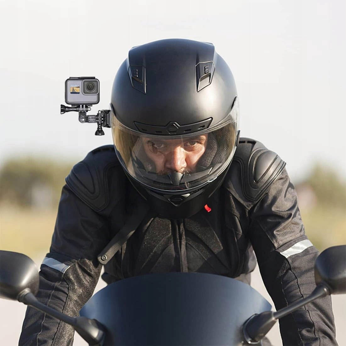 ZESTAW 2x VERSTELLBARE UCHWYT DO KAMER GOPRO HERO I INNYCH KAMER SPORTOWYCH — miniatura 5