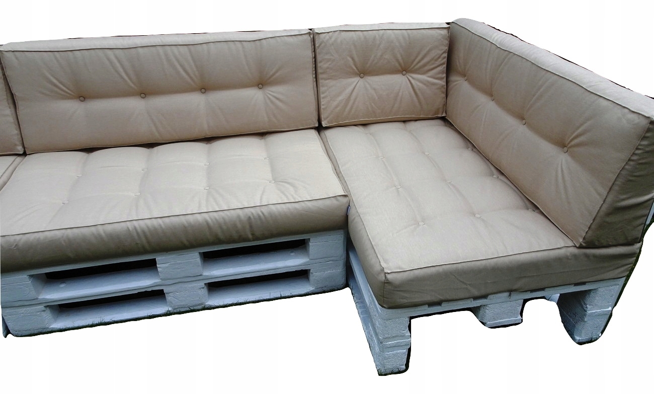Poduszki na dwie Palety kpl 6szt Silver Cappuccino