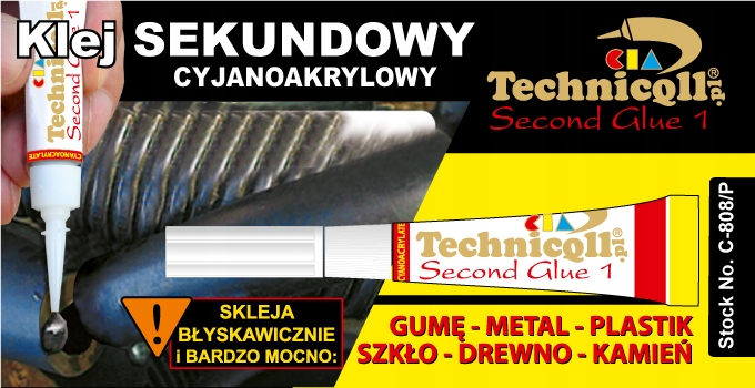 

Klej Sekundowy Klej Technicqll 2g