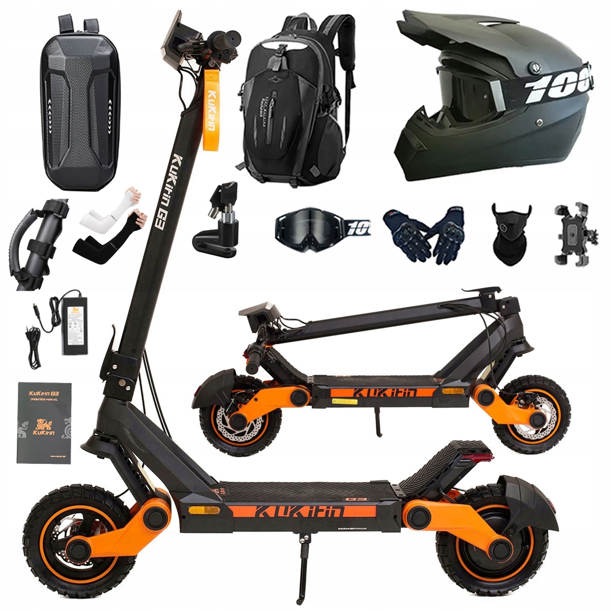 Skládací elektrické vozidlo KuKirin G3 pro dospělé 1200 W 50 km/h Pl Dárek