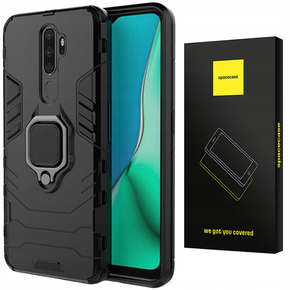 

Etui Case X-Ring do Oppo A5/A9 2020 +Szkło 5D