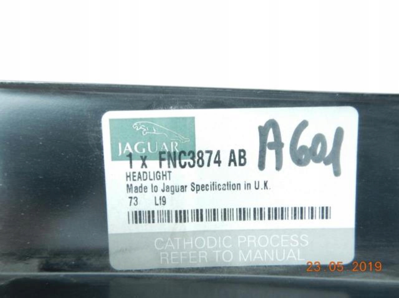 holder lights right front JAGUAR VANDEN PLAS / FNC3874AB