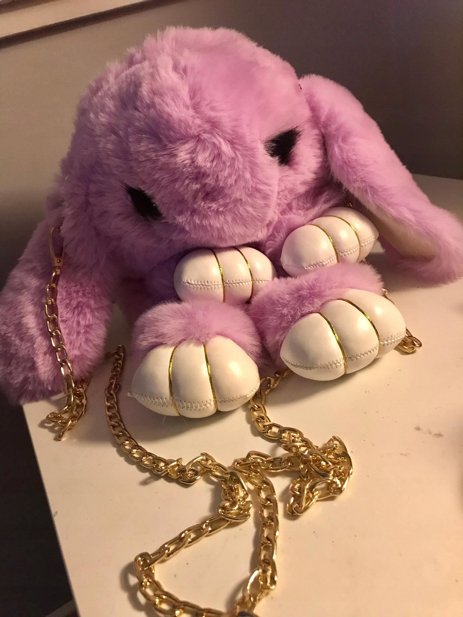 FUTERKOWA MODNA TOREBKA PLECAK KRÓLIK KRÓLICZEK Styl miejski