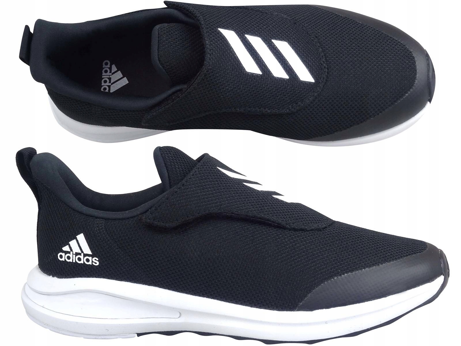 Adidas Fortarun FY3058 Buty Czarne Rzep Damskie