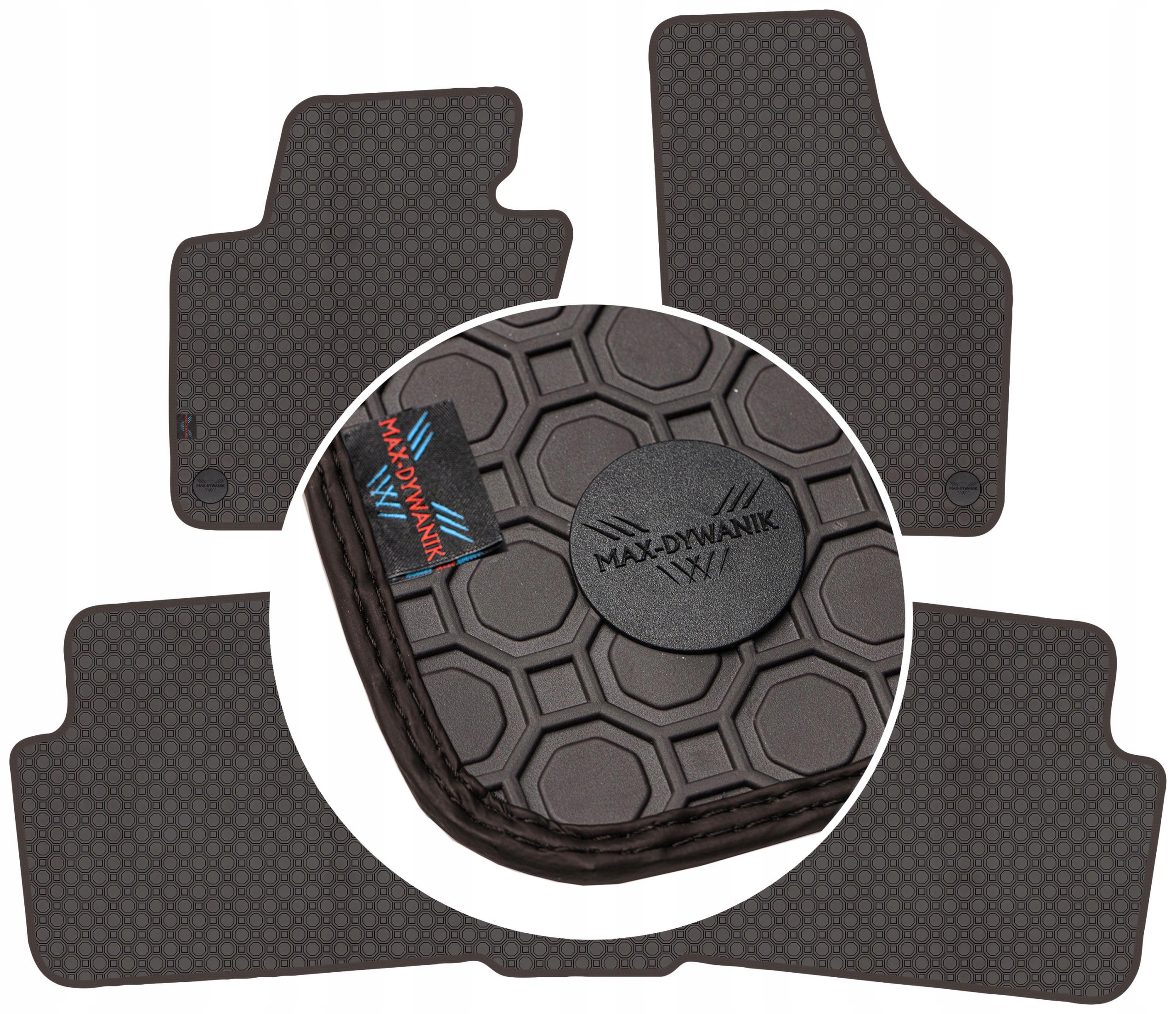 Vw Sharan II 5os 2010- Koberce Hnedé