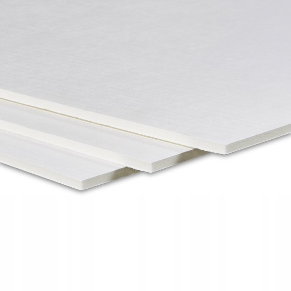 10x Polystyren-papírová Pěnová Deska Modelářská 10mm 25x35