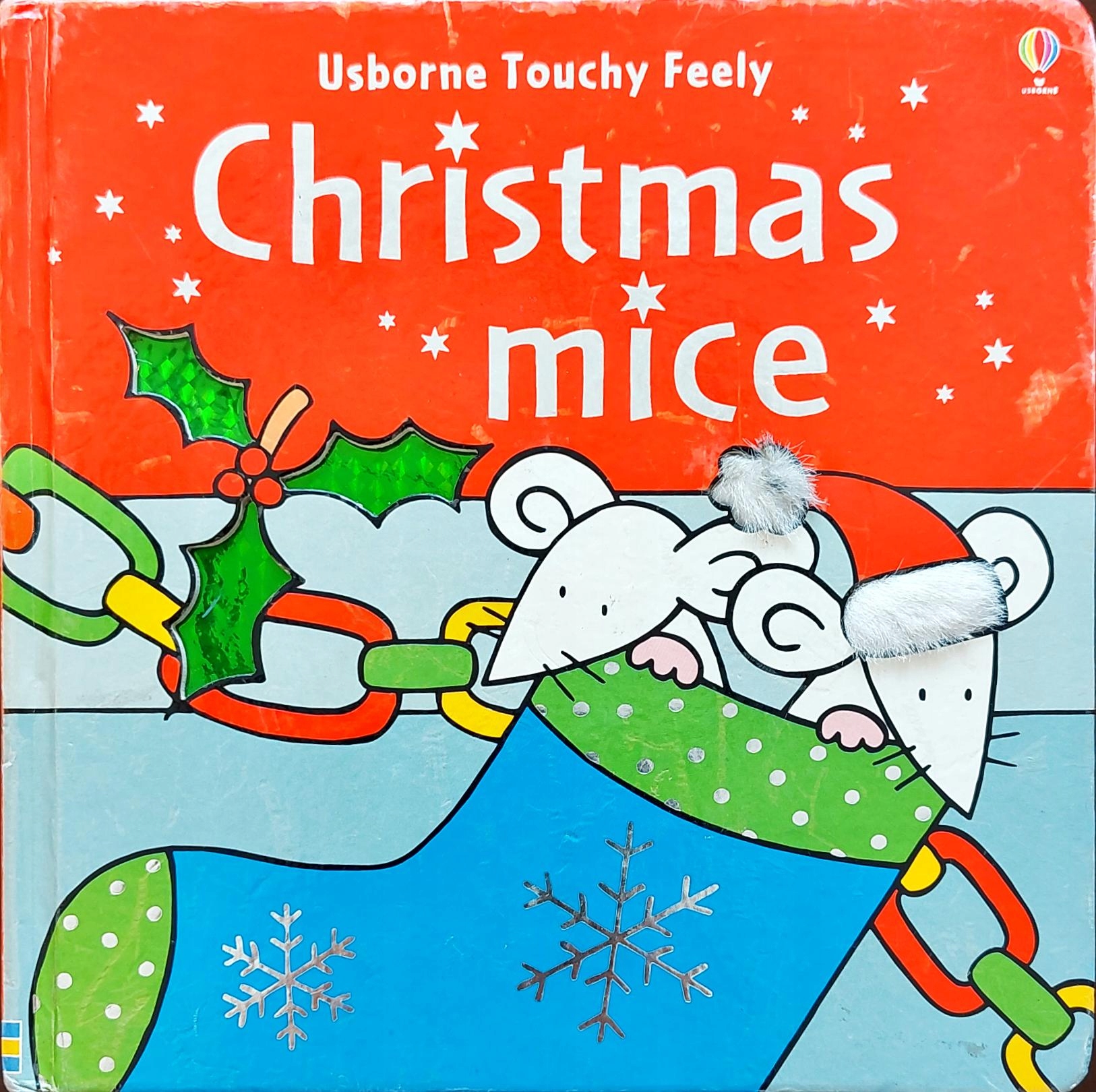 CHRISTMAS MICE USBORNE TOUCH FEELY