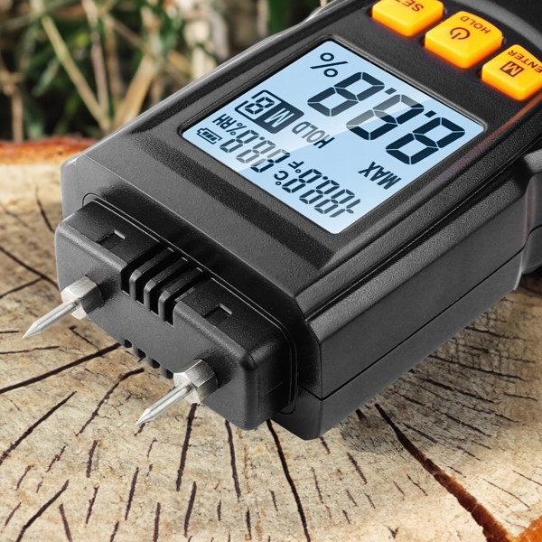 WILGOTNOŚCIOMIERZ DREWNA HIGROMETR MIERNIK WILGOTNOŚCI DRZEWA BETONU CEGŁY Rodzaj inwazyjny