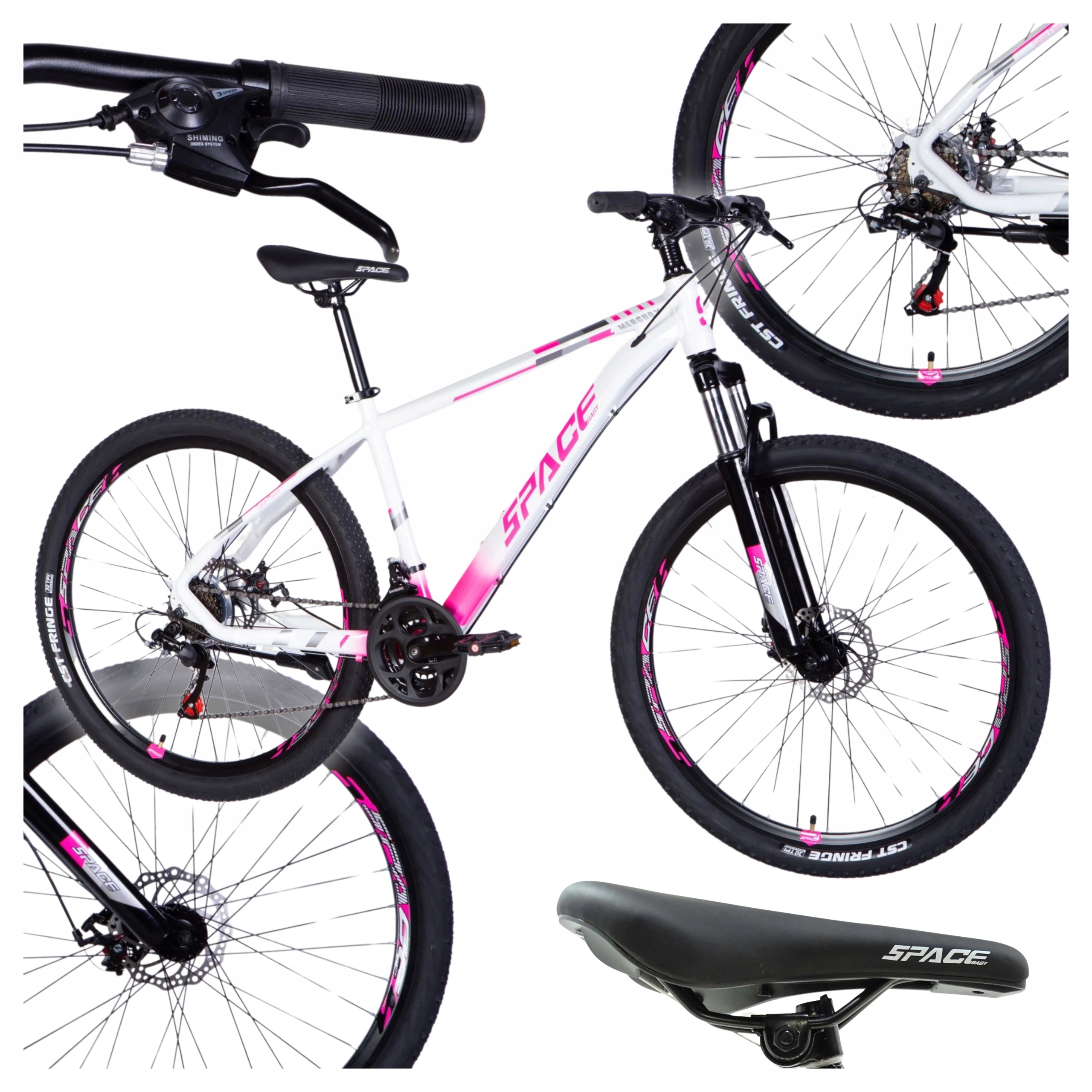 Rower Mtb Górski Mercury 26 Koło Rama Alu 13 Cale Amortyzacja Stopka