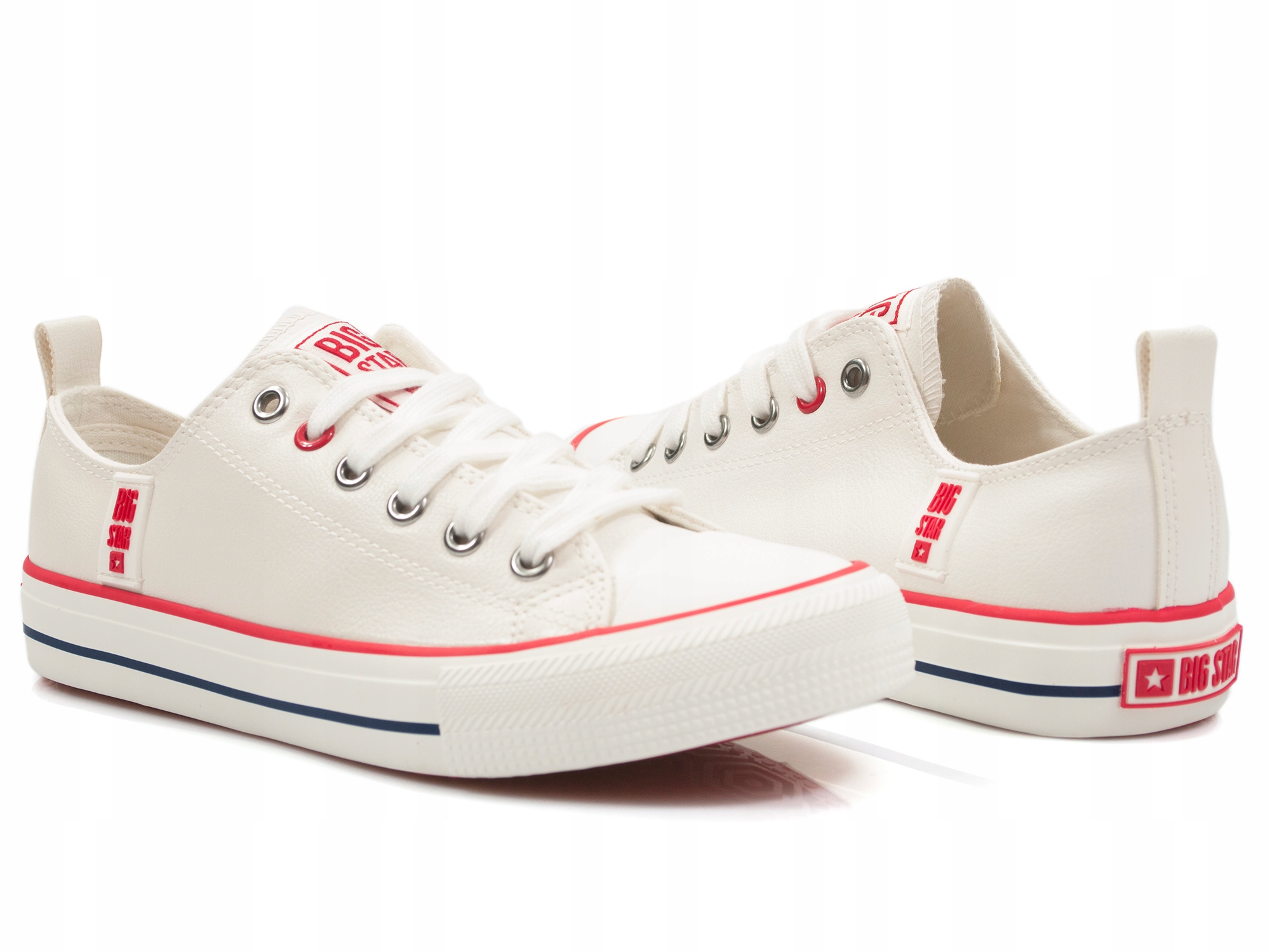 

trampki z ekoskóry Big Star sneakersy buty półbuty