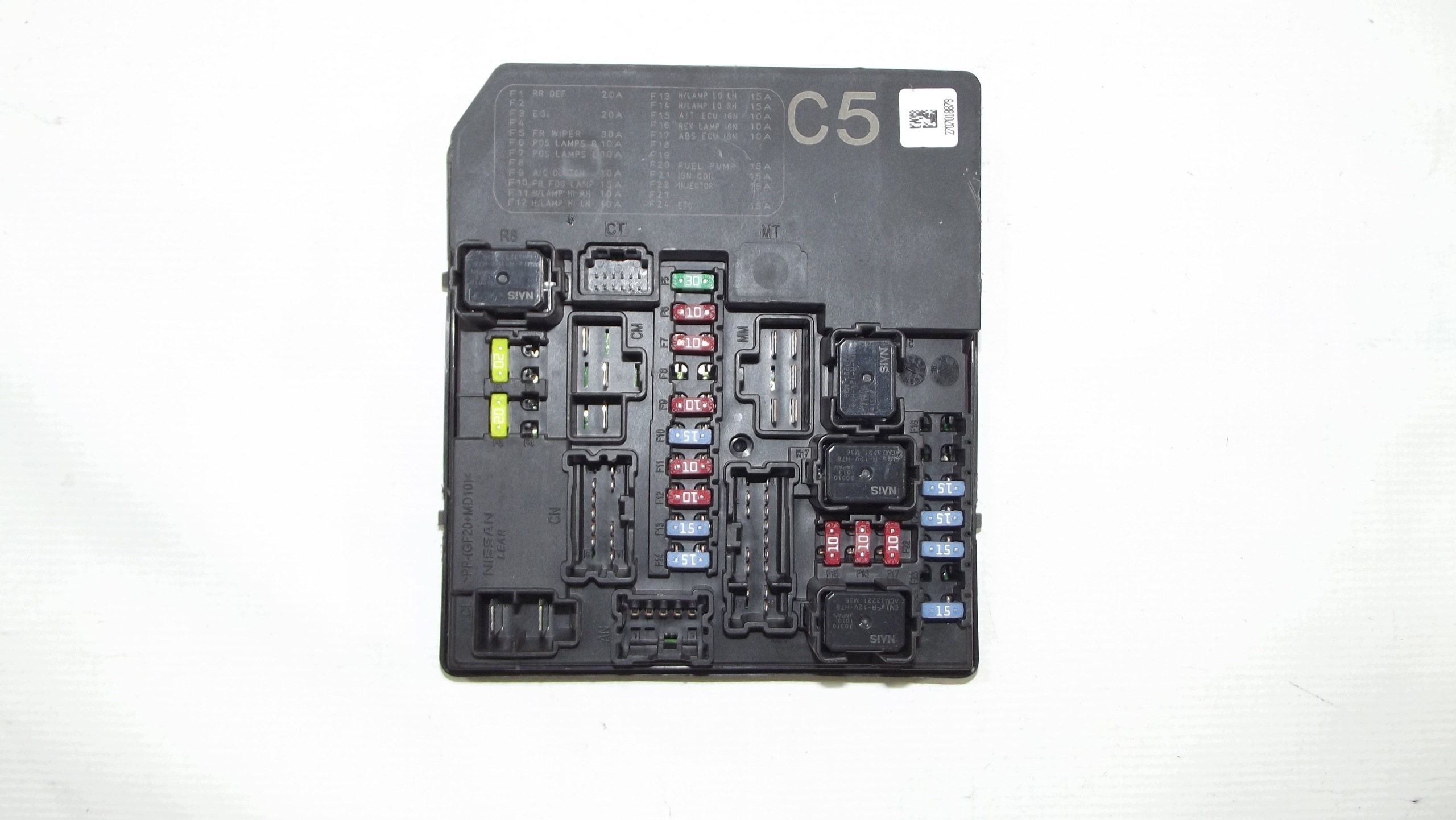 Nissan Juke F15 Module Module fusibles 284B7-1KA0D