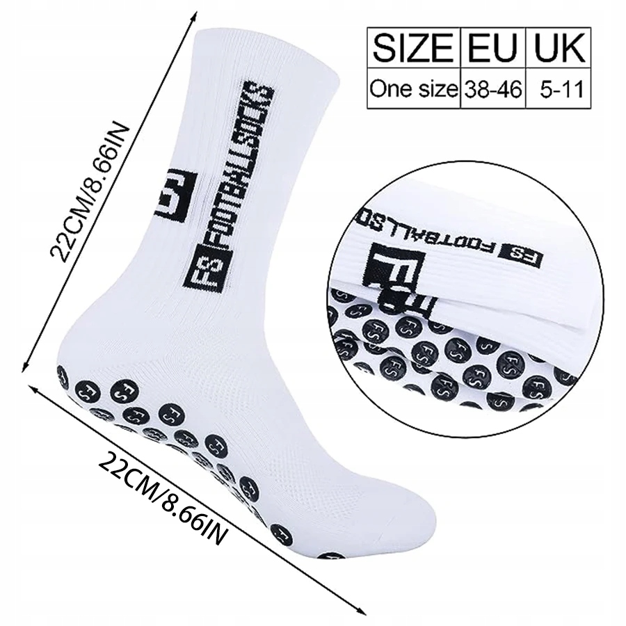 SKARPETY PIŁKARSKIE TRENINGOWE SPORTOWE GETRY HALA ANTYPOŚLIZGOWE R. 39-46 Kod producenta fs3.0-STANDARD