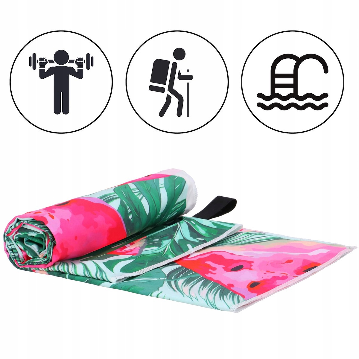 GREITAI džiūstantis MIKROPLUOŠTO PAPLŪDŽIO RANŠŠŠŠALŠIS 90x180cm SPORTS LARGE EAN (GTIN) 5907719478814