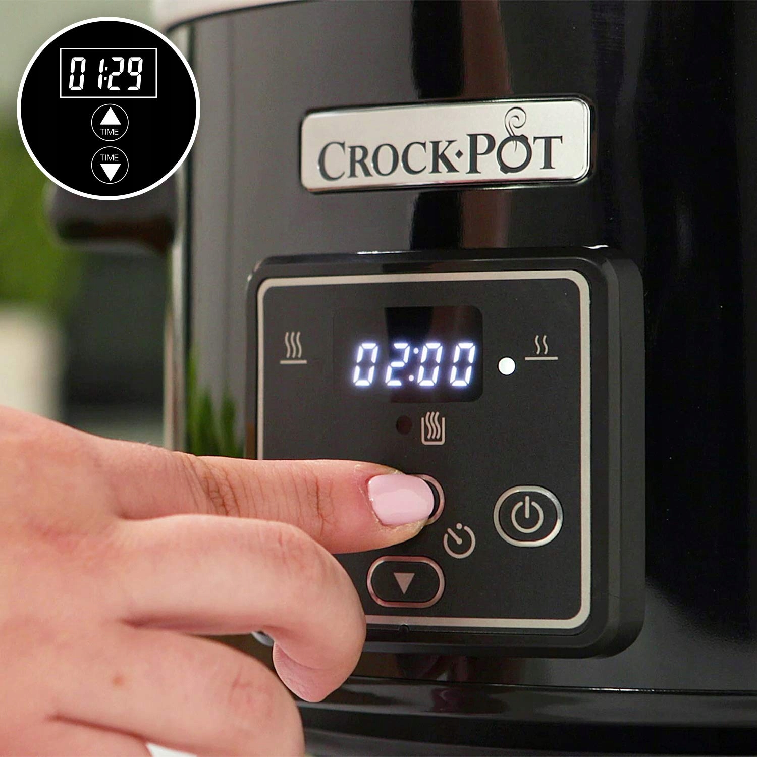 CROCKPOT Wolnowar Cyfrowy 2,4L Dla 1-2 Osób Funkcja Podtrzymania Ciepła — miniatura 2