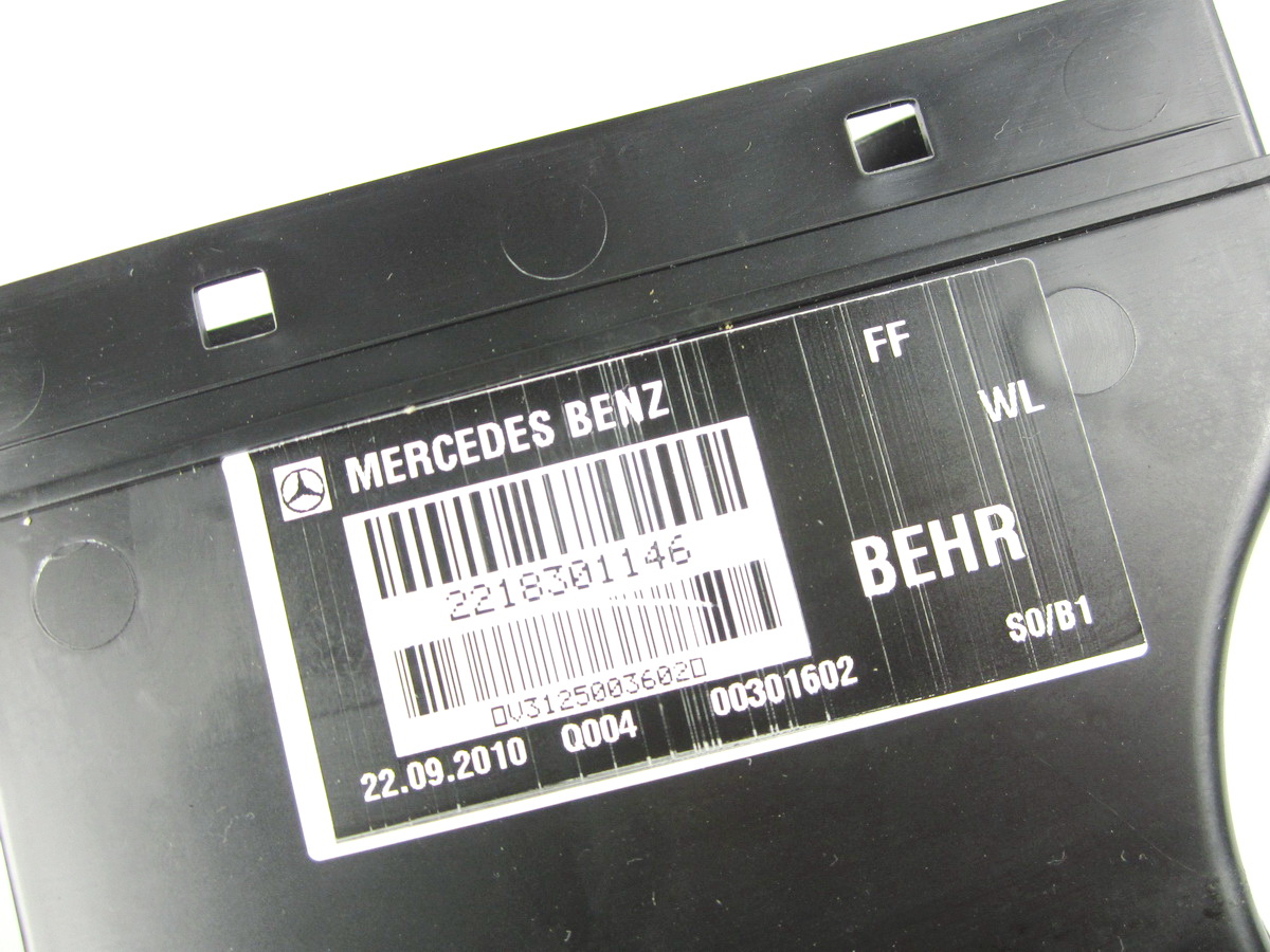 Klima spod SITZ links Mercedes W221 Lift