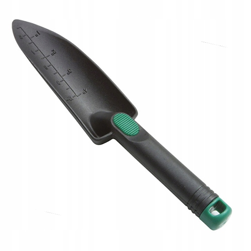 

Łopatka wąska do sadzenia z miarką 28cm Czarna