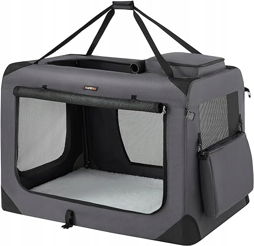 Transporter dla psa Feandrea szary 3XL/4XL 102 cm x 69 cm 69 cm