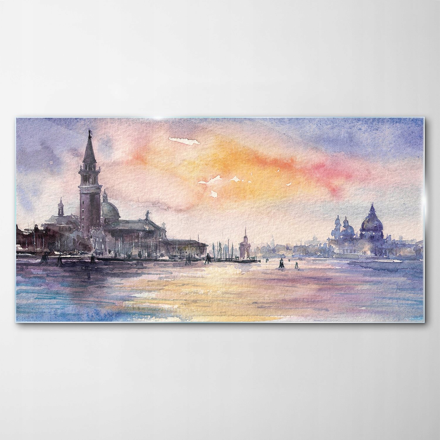 

Obraz na Szkle Dekor Wenecja Zachód Słońca 120x60