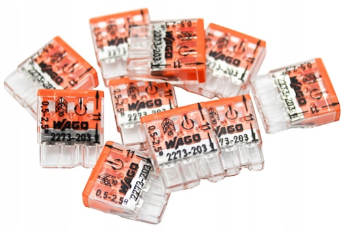 

Wago 2273-203 Szybkozłączka 3x2,5 Złączka 100 Szt