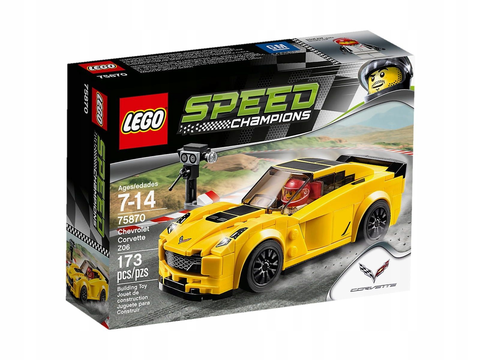 Lego Speed Champions 75870 Chevrolet Corvette Z06 Nové