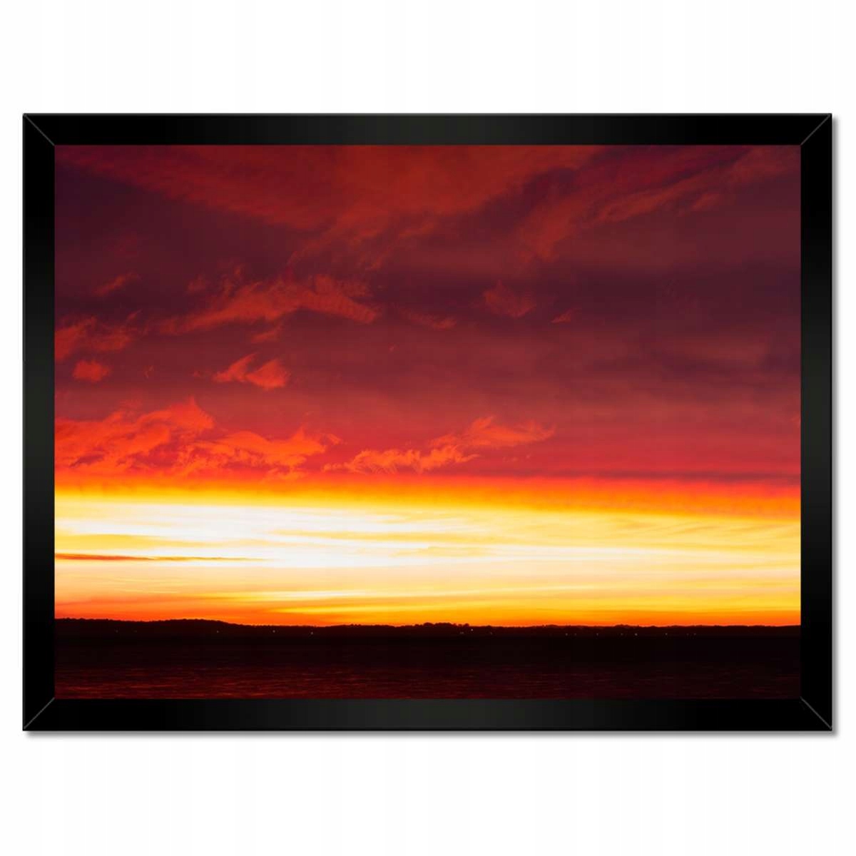 Plakáty v rámu 40x30 Poušť Západ Slunce