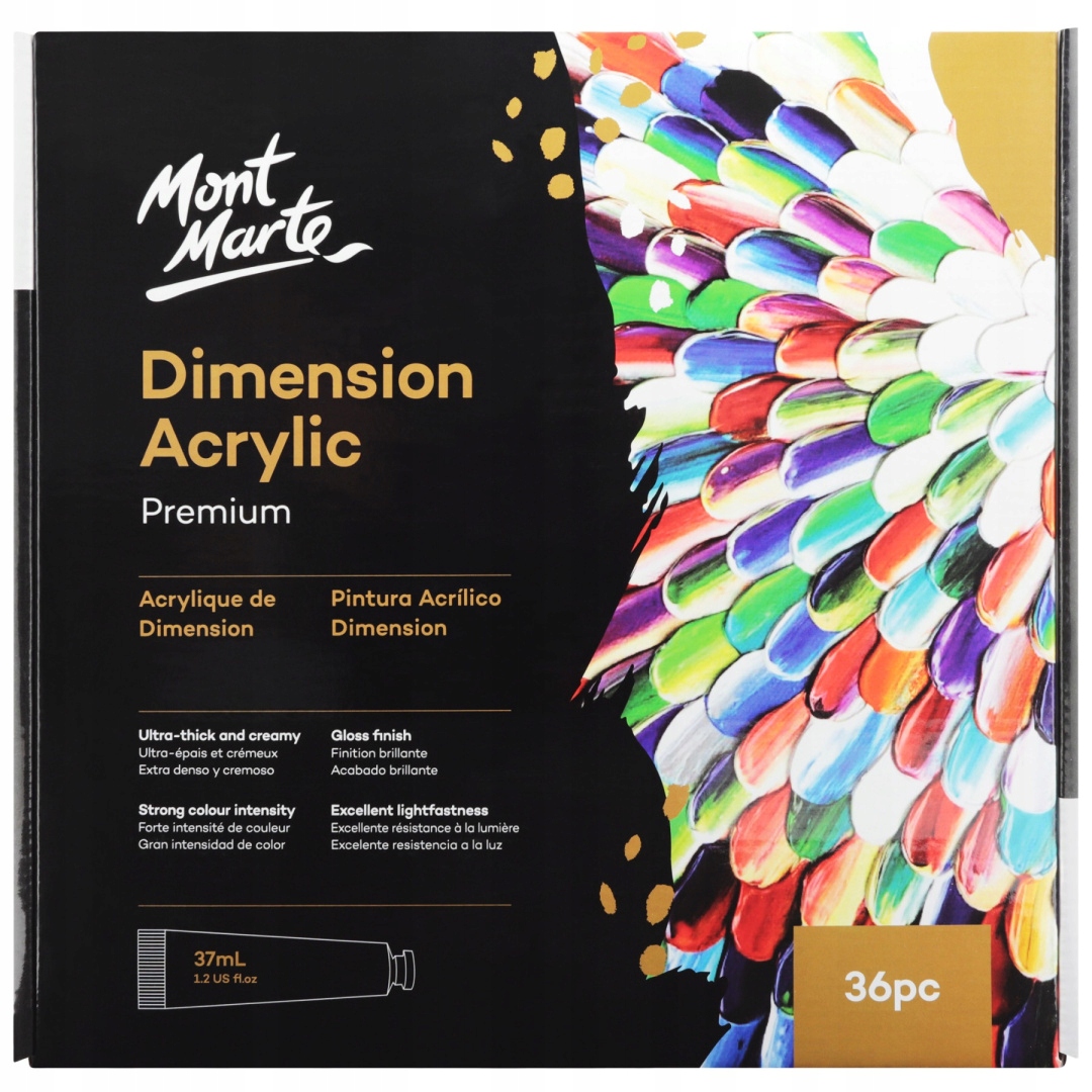 Sada akrylů Dimension Mont Marte 36x37ML