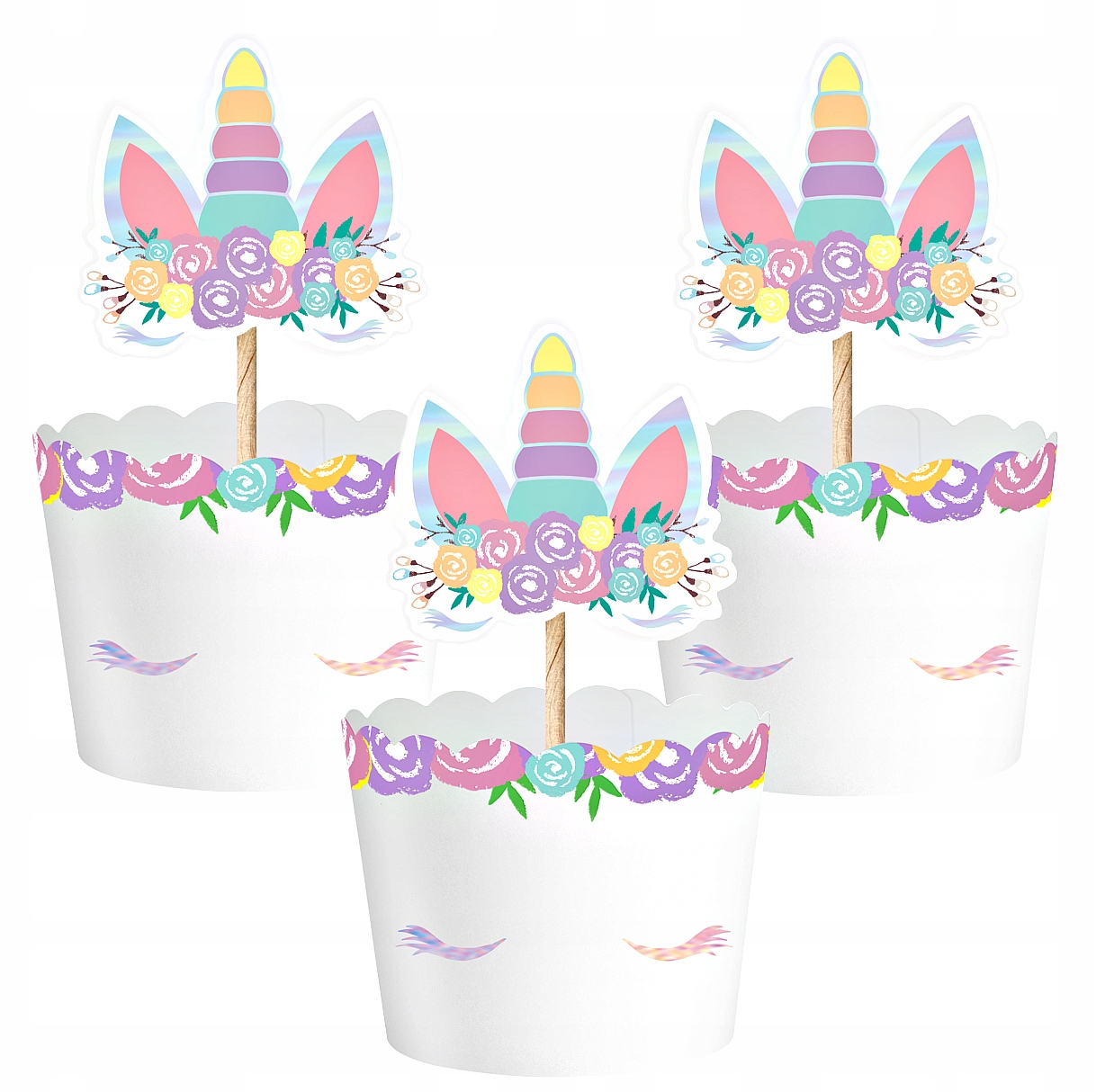 

Papilotki Do Muffinek Z Pikerami JEDNOROŻEC-3338