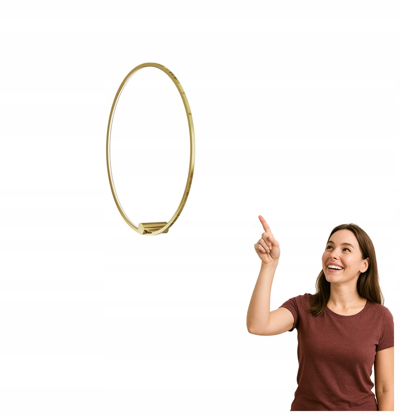 Kúpeľňové Led svietidlo 45W IP44 Ringa WL0116-L-GD Yaskr