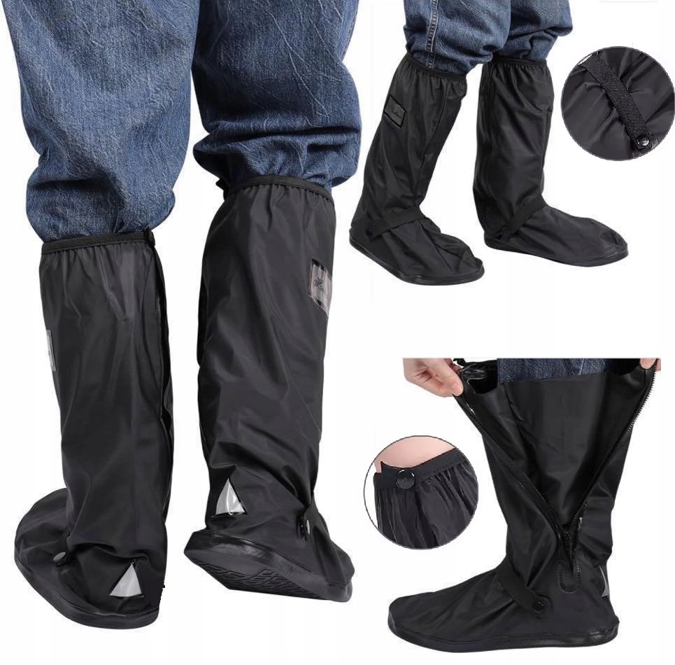 PRZECIWDESZCZOWE WODOODPORNE OSŁONY OCHRANIACZE NA BUTY MOTOCYKLOWE M 38-39