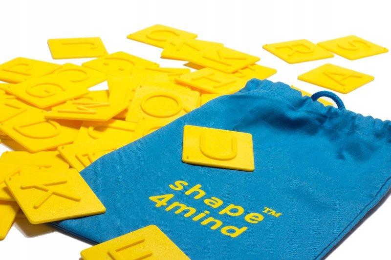 SHAPE4MIND DUŻE LITERY 156 SZTUK OPRACOWANIE ZBIOROWE