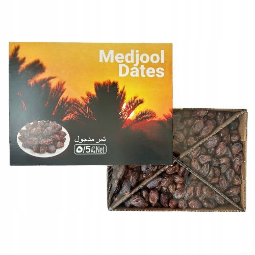 Naturalnie Zdrowe Daktyle Naturalne Suszone Medjoul Jumbo Królewskie 5000g