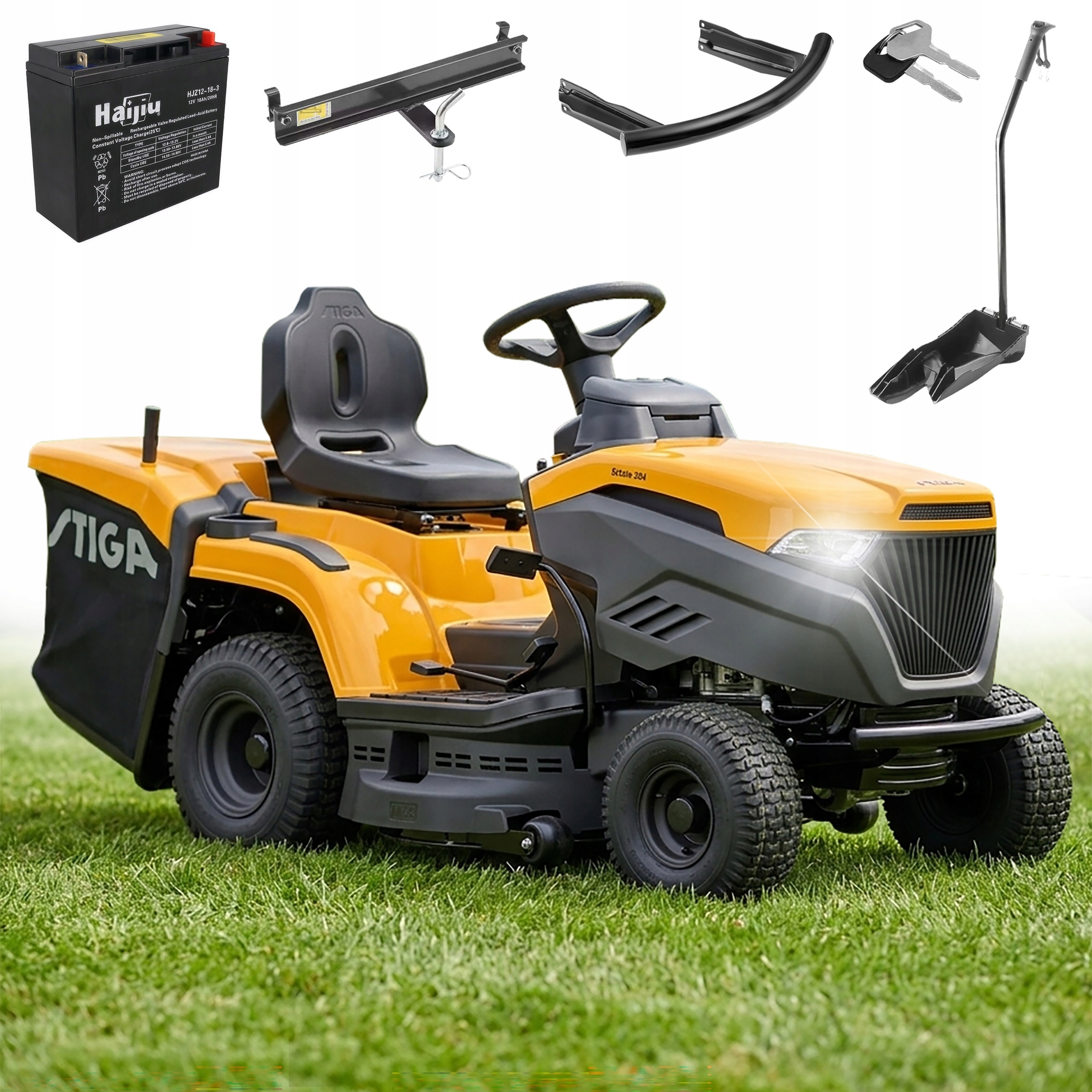 Traktor Kosiarka Stiga Estate 384 Hydrostat Max 15 Km 84 cm Koszenie 3w1