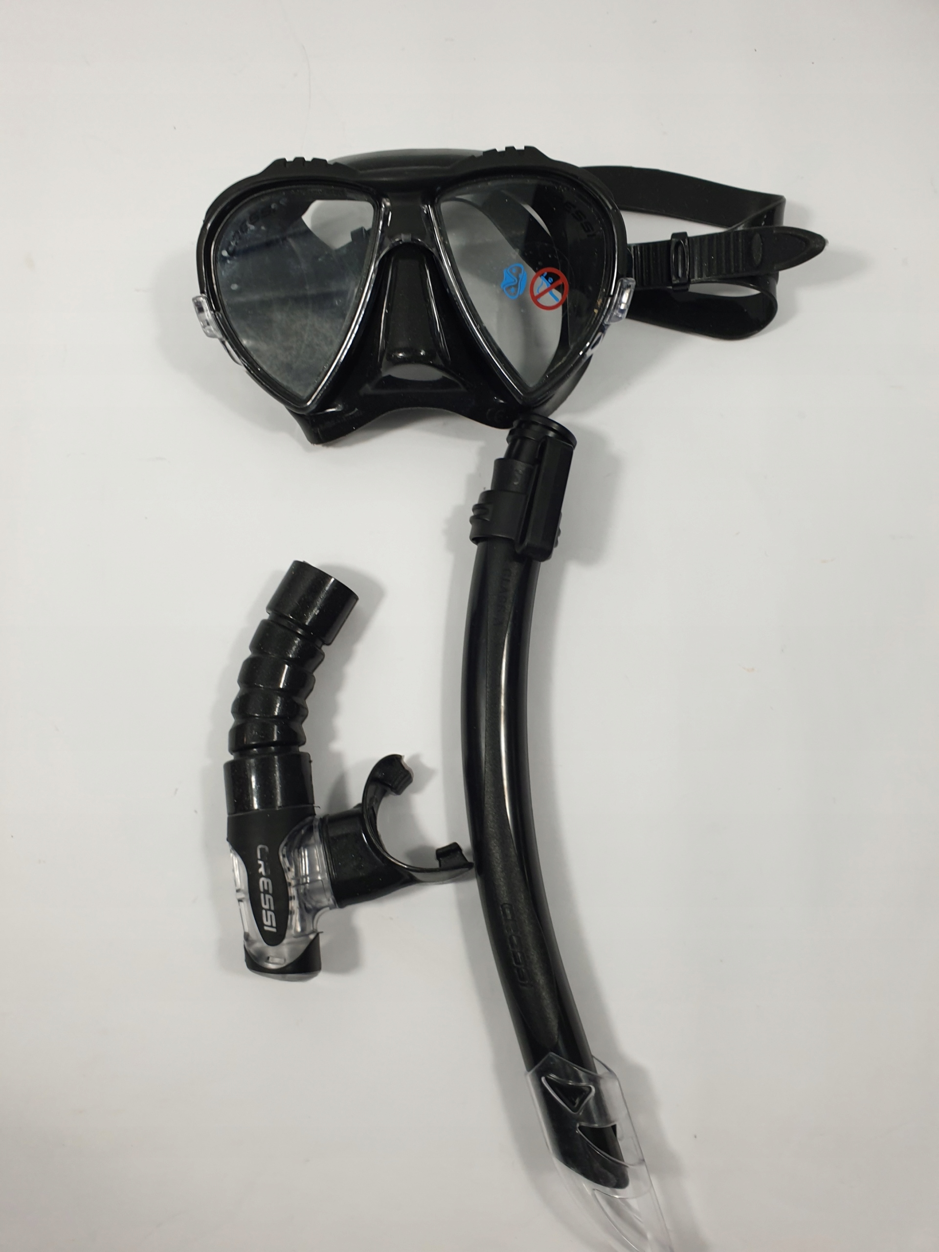 ZESTAW CRESSI DO NURKOWANIA MATRIX GAMMA CZARNY BLACK